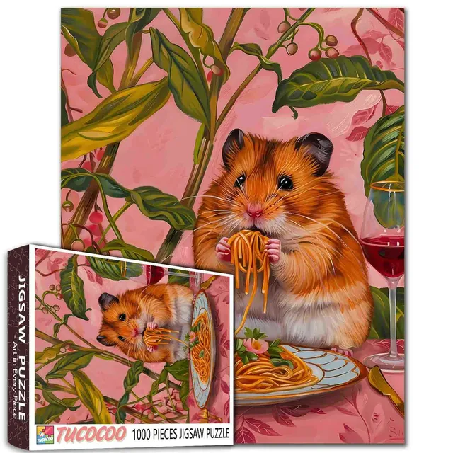 tucocoo-spaghetti-feast-hamster-puzzle-1000-tiere image 1