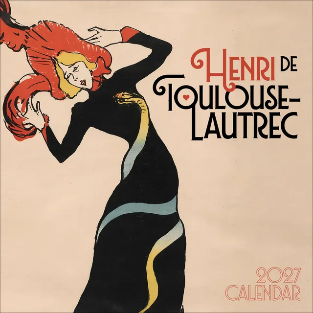 pomegranate-wall-calendar-toulouse-lautrec-wandkalender-2027-paris image 1