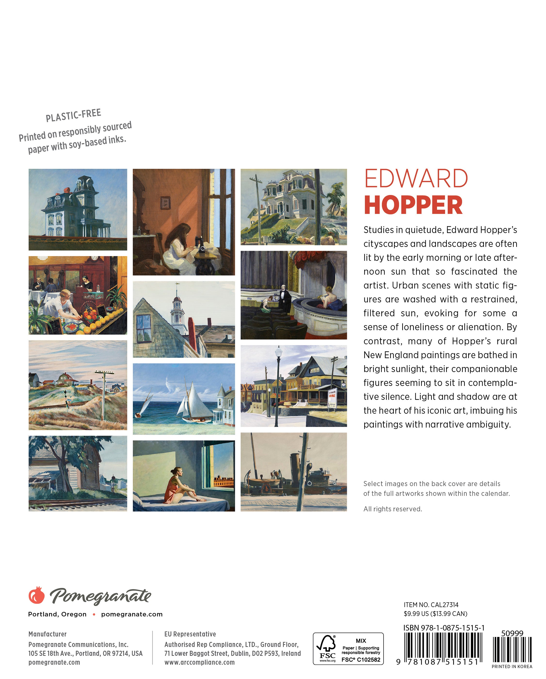 pomegranate-edward-hopper-2027-mini-wandkalender-amerikanische-kunst image 8
