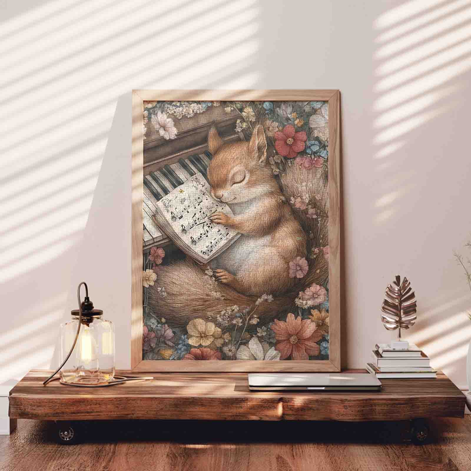 tucocoo-sleeping-squirrel-piano-melody-puzzle-1000-teile-eichh-rnchen image 3
