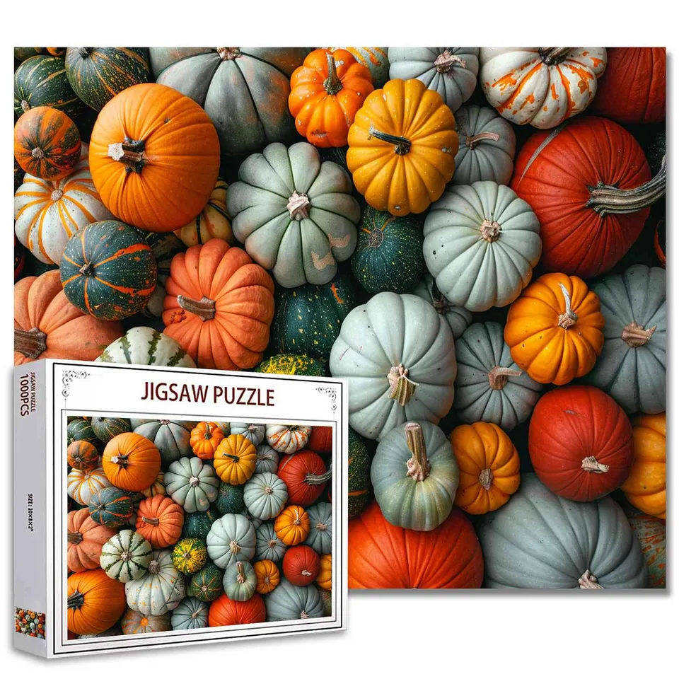 tucocoo-harvest-pumpkins-puzzle-1000-teile-herbst-k-rbis image 1