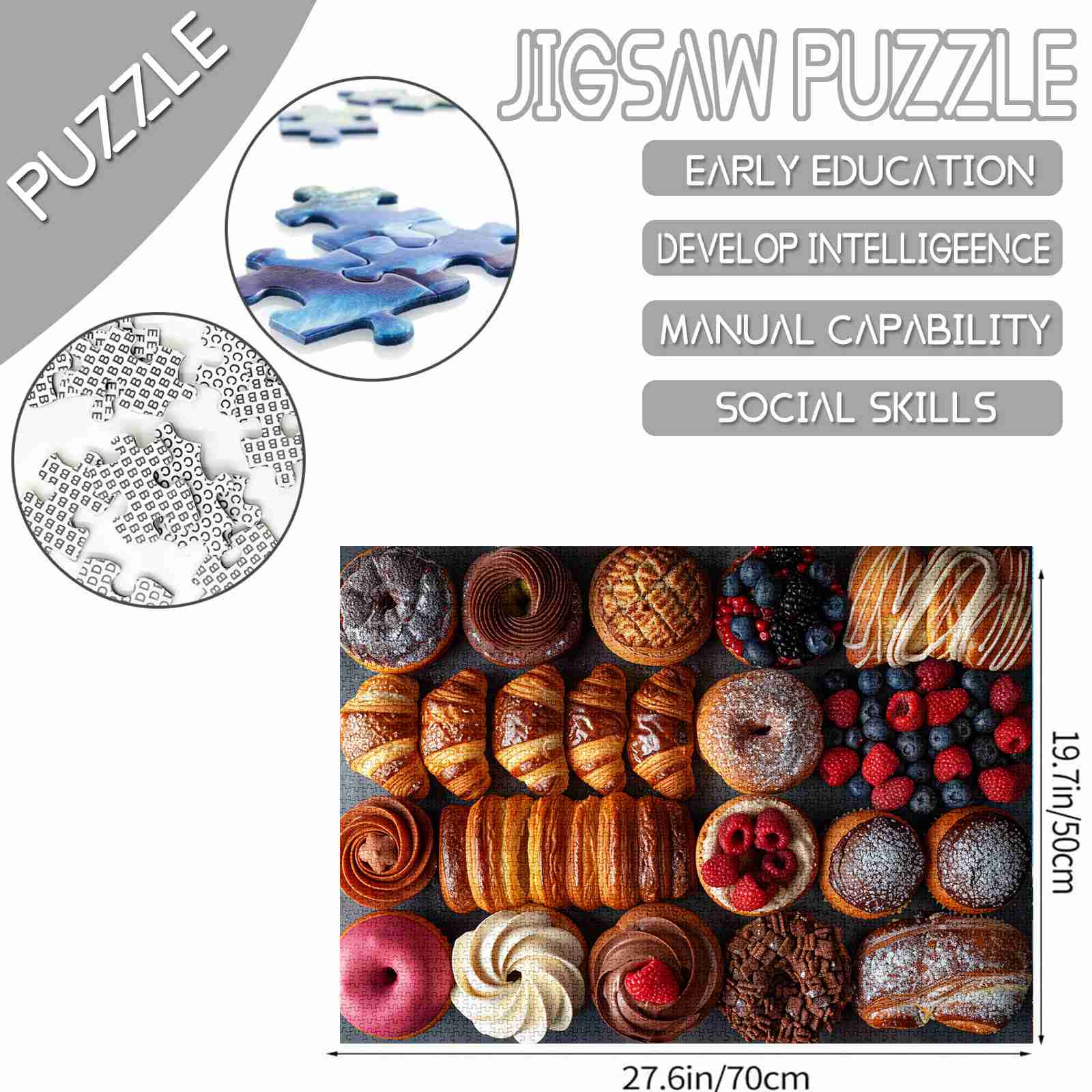 tucocoo-jigsaw-pastries-and-berries-puzzle-1000-teile image 4