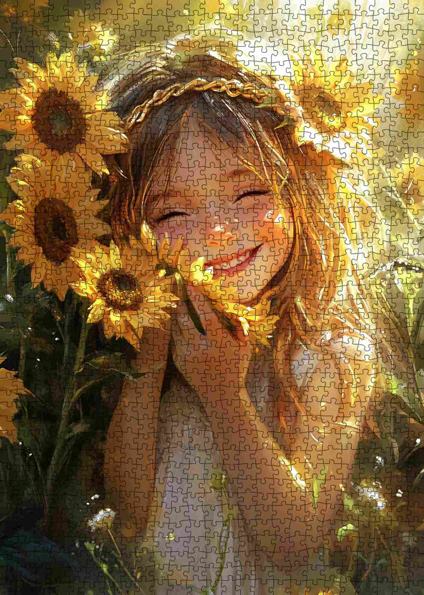 tucocoo-sunflower-girl-puzzle-1000-teile-m-dchen image 2