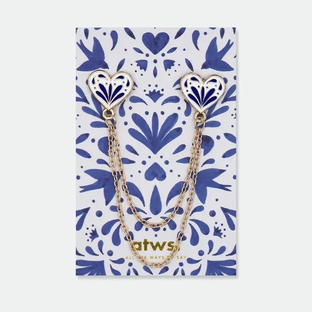 all-the-ways-to-say-duo-blue-hearts-pin-herz-kette-blau image 1
