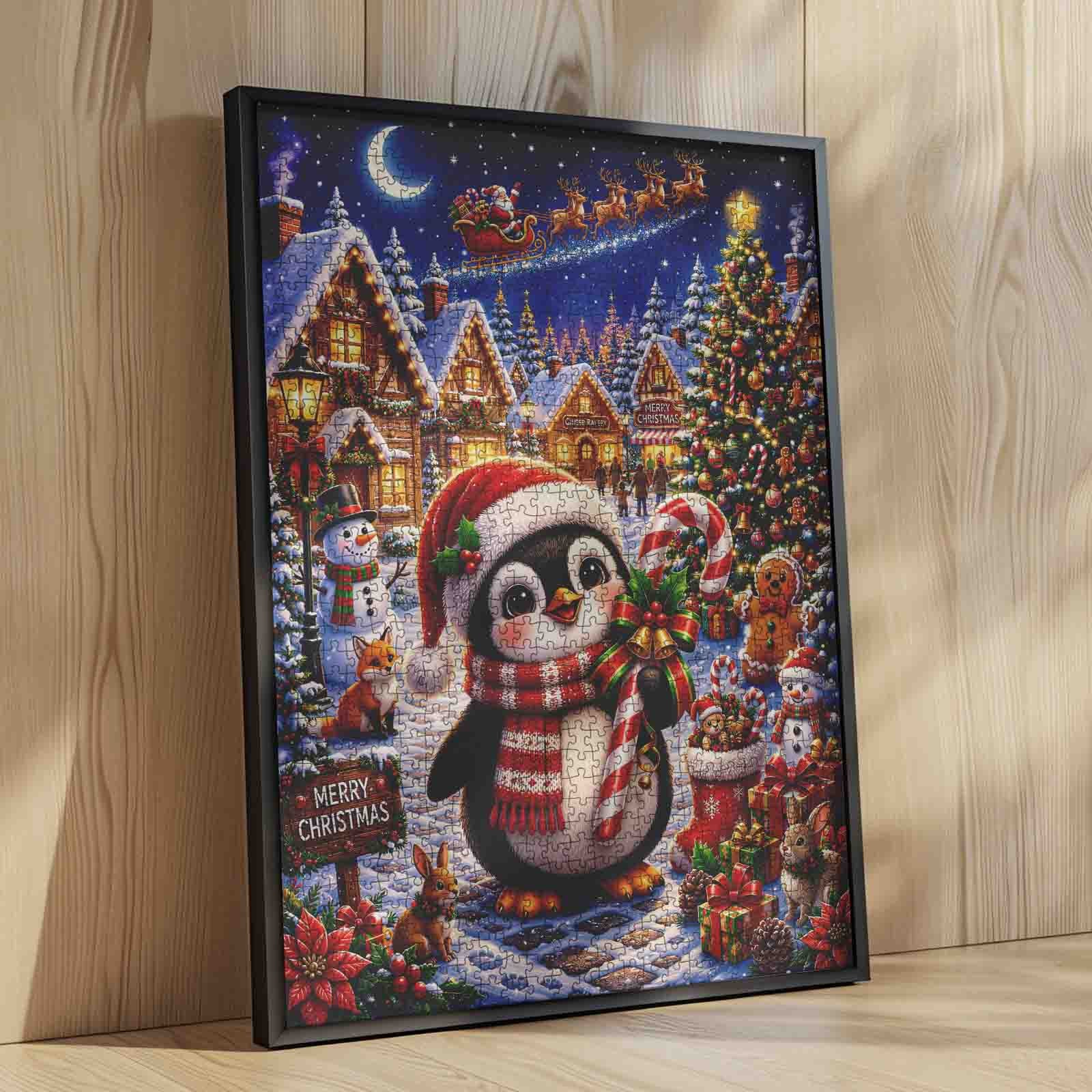 tucocoo-jigsaw-puzzles-christmas-penguin-puzzle-1000-teile-winter image 4