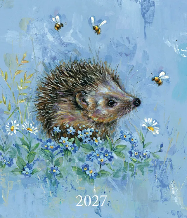 otter-house-fashion-diary-igel-tagebuch-2027-quadratisch-taschenkal image 1