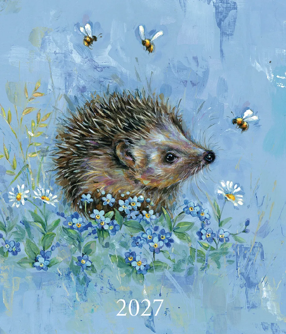 otter-house-fashion-diary-igel-tagebuch-2027-quadratisch-taschenkal image 1