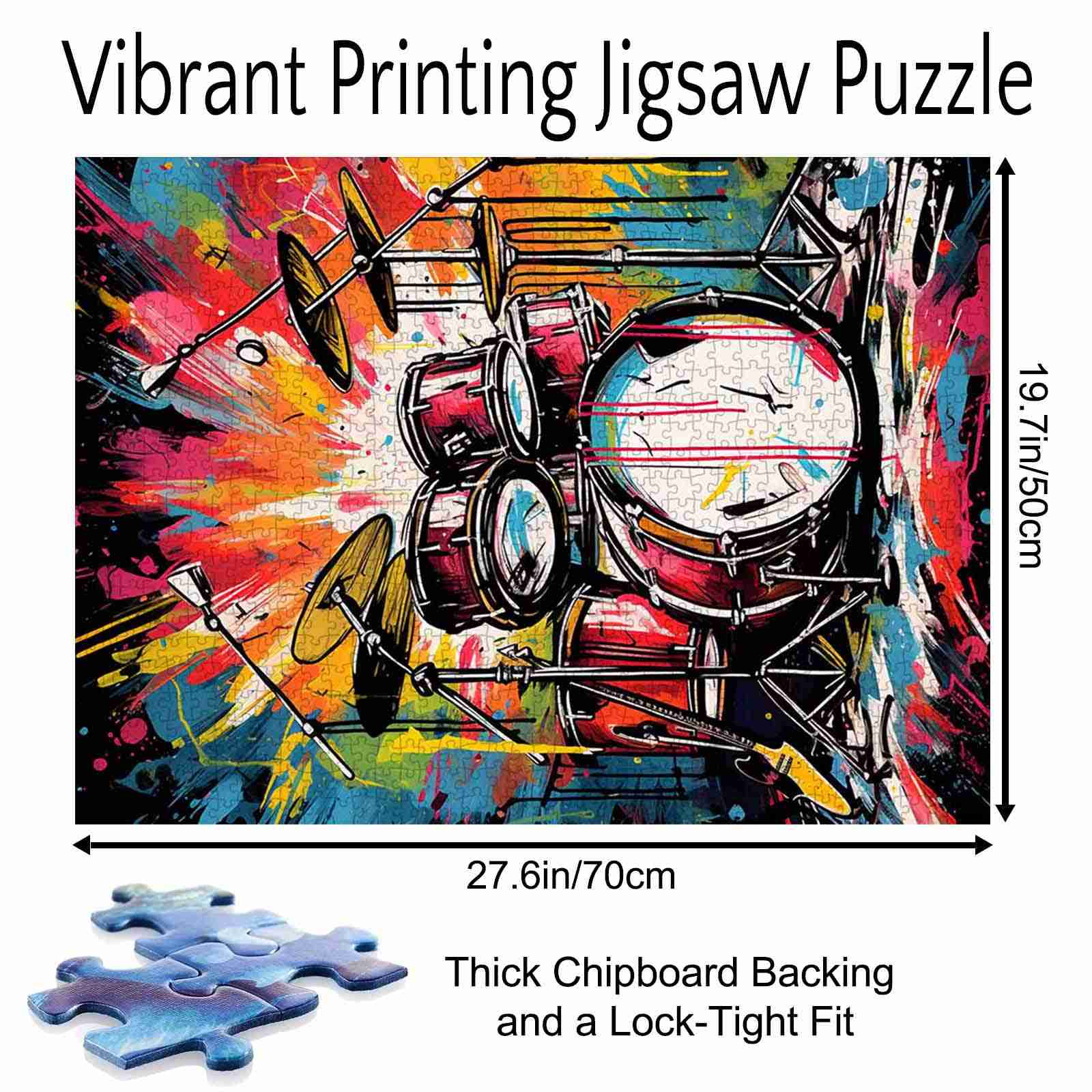 tucocoo-jigsaw-puzzles-puzzle-graffiti-drums-1000-teile-musik image 5