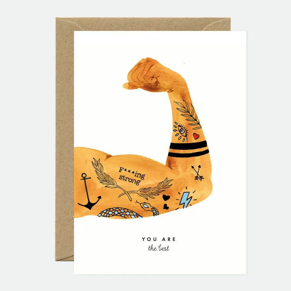 all-the-ways-to-say-you-re-the-best-man-gru-karte-a6-arm-motiv image 1