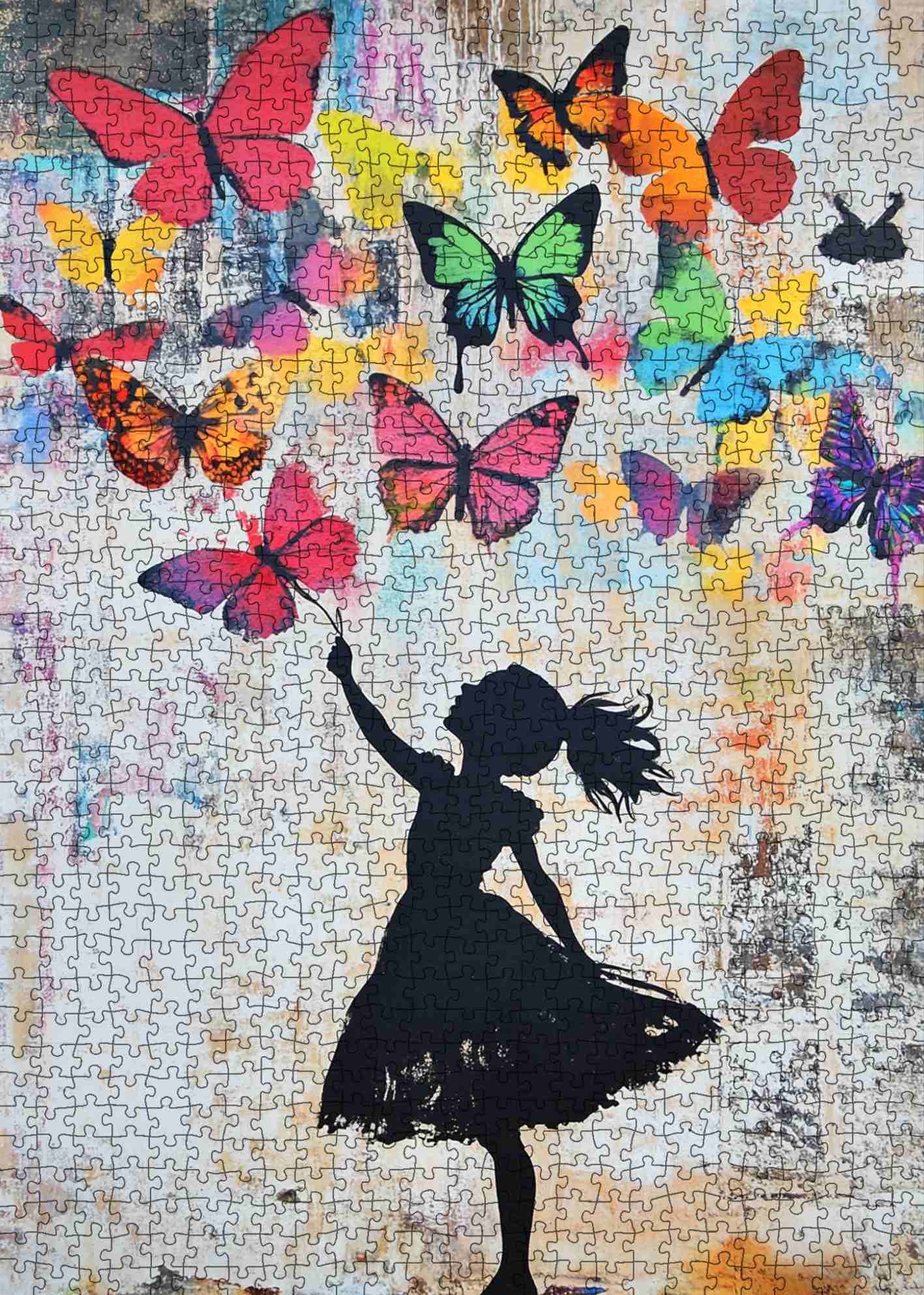 tucocoo-butterfly-dreams-girl-puzzle-1000-teile-graffiti image 2
