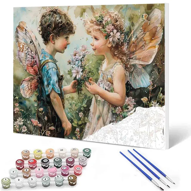 tucocoo-paint-by-numbers-fairy-garden-romance-malen-nach-zahlen-40x50 image 1