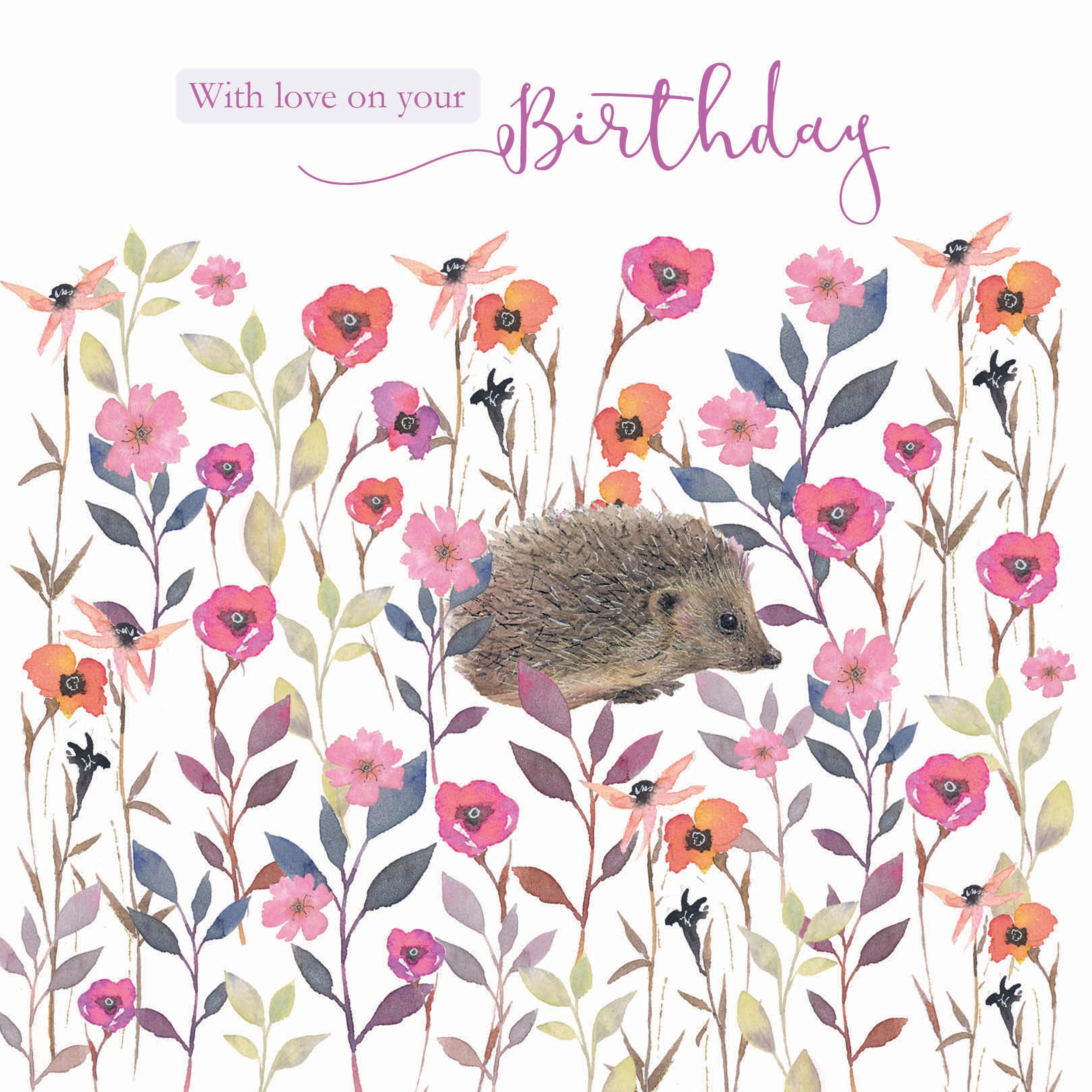 otter-house-vintage-garden-hedgehog-geburtstagskarte-igel image 1