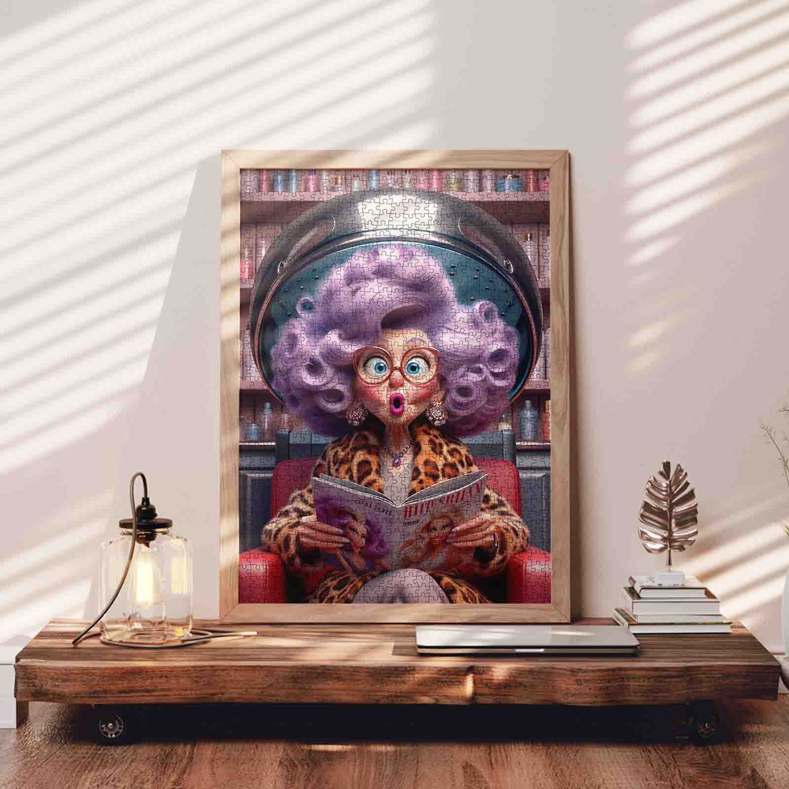 tucocoo-purple-hair-salon-surprise-puzzle-1000-teile-retro image 3