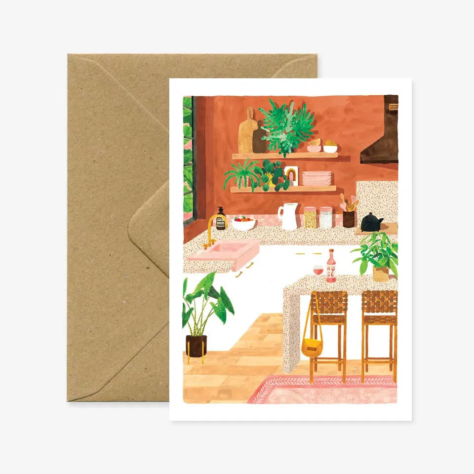 all-the-ways-to-say-kitchen-gru-karte-a6-k-che-einzug image 1