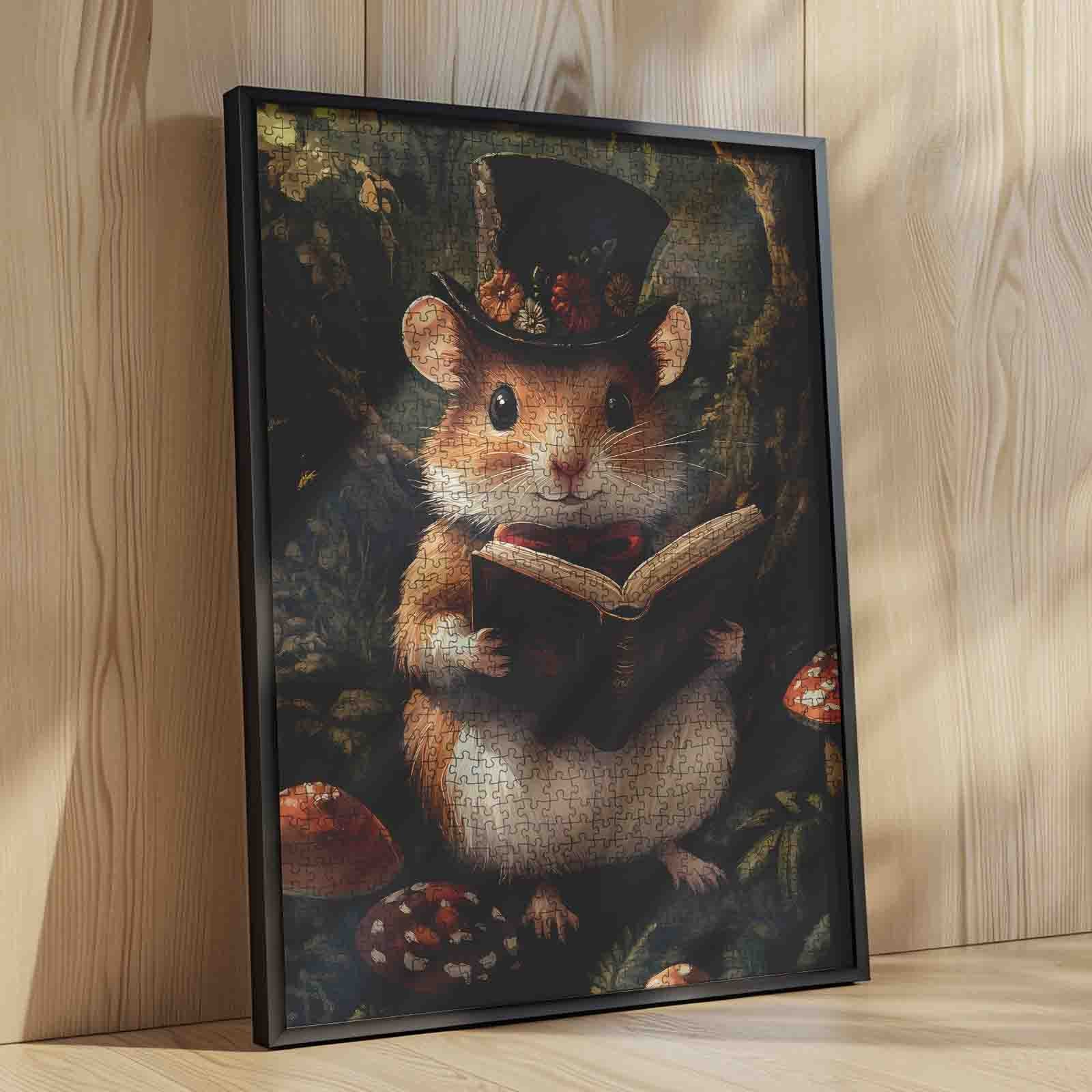 tucocoo-wise-forest-scholar-mouse-puzzle-1000-teile-waldmaus image 4