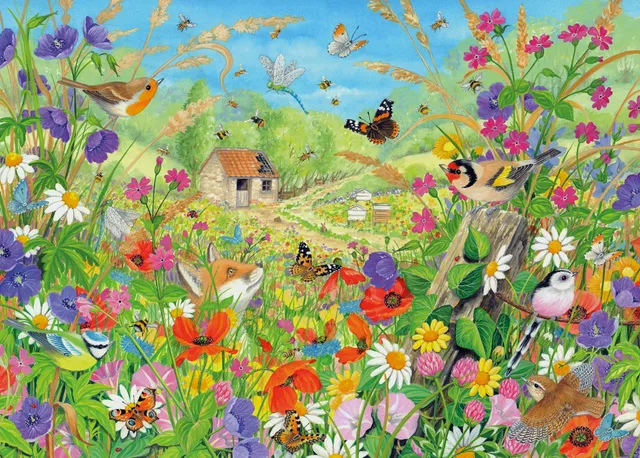 otter-house-wildlife-meadow-puzzle-1000-teile-bienen-wiese image 1