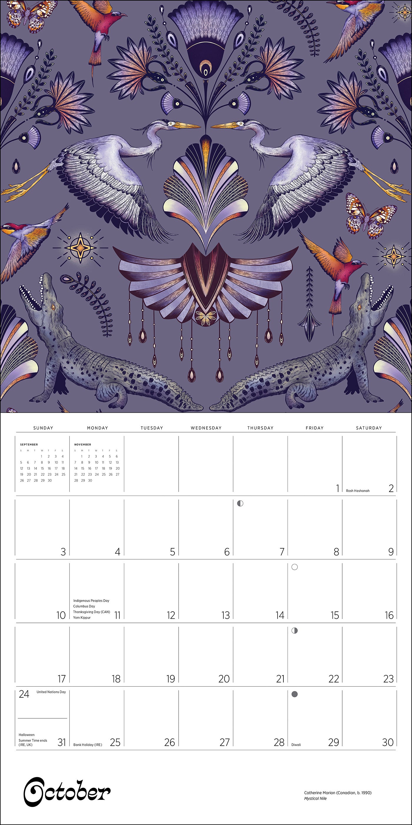 pomegranate-folklore-and-flora-2027-wandkalender image 4