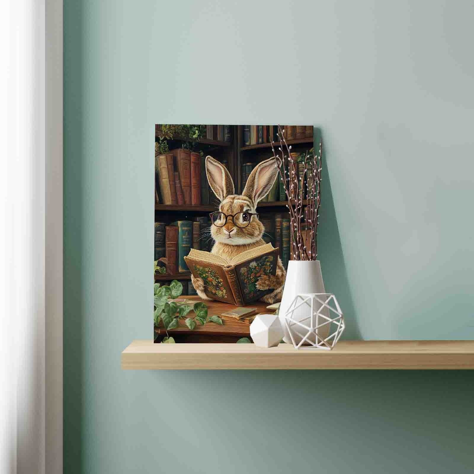 tucocoo-intellectual-bunny-library-malen-nach-zahlen-hase image 3
