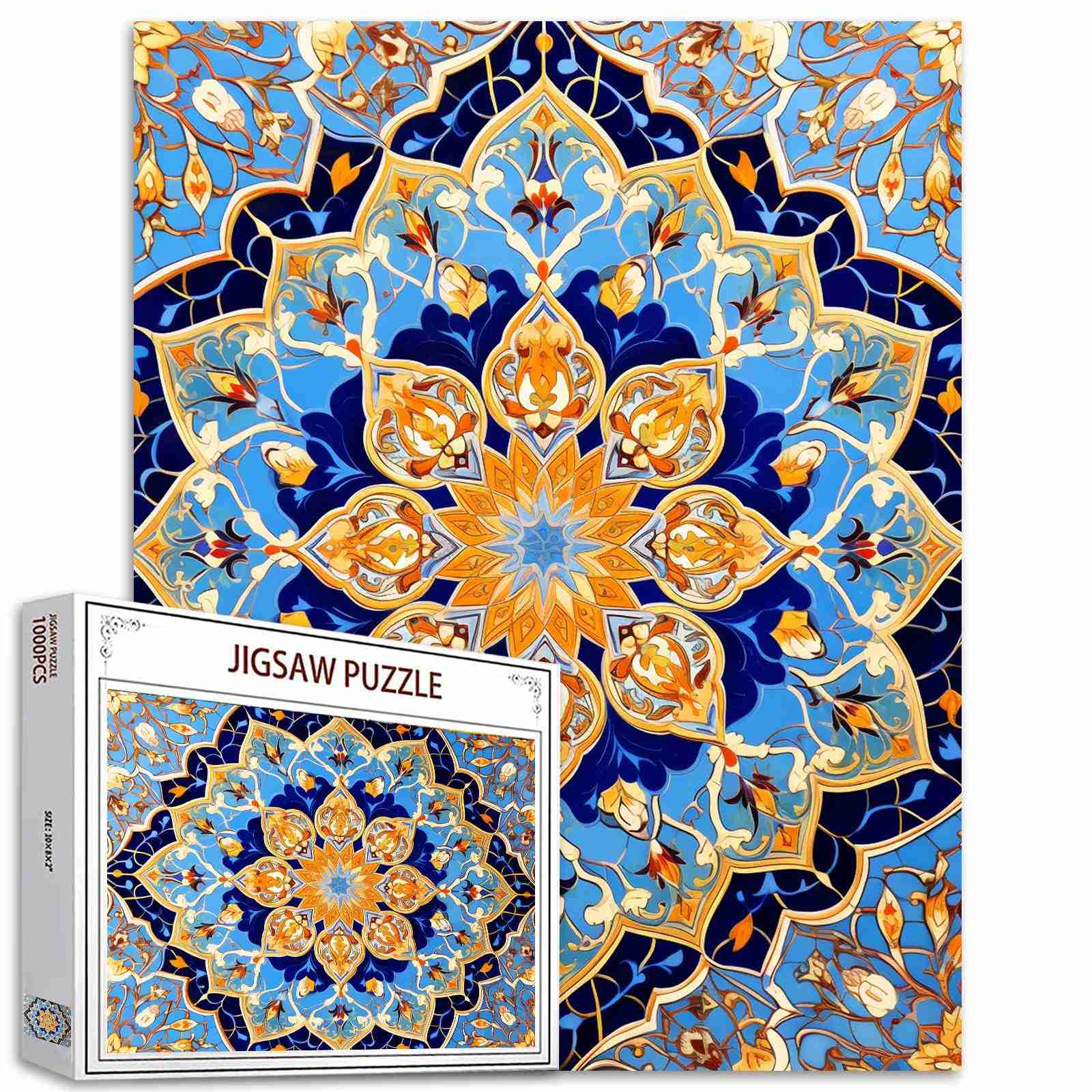 tucocoo-mandala-floral-art-puzzle-1000-teile-blumen image 1
