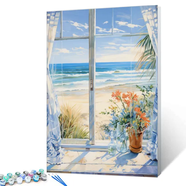 tucocoo-paint-by-numbers-bright-beach-morning-from-window-40x50 image 1