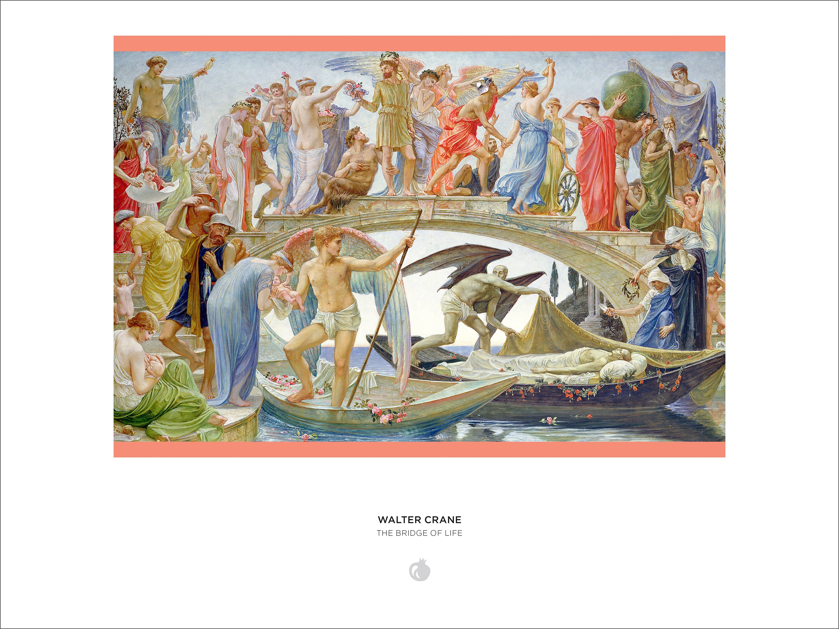 pomegranate-walter-crane-the-bridge-of-life-puzzle-1000-teile image 3