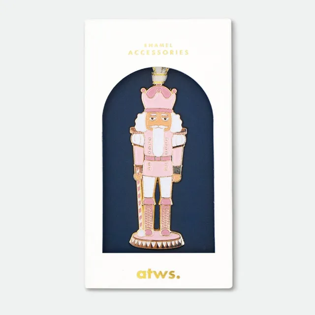 all-the-ways-to-say-nut-cracker-weihnachtsanh-nger-emaille-gold image 1