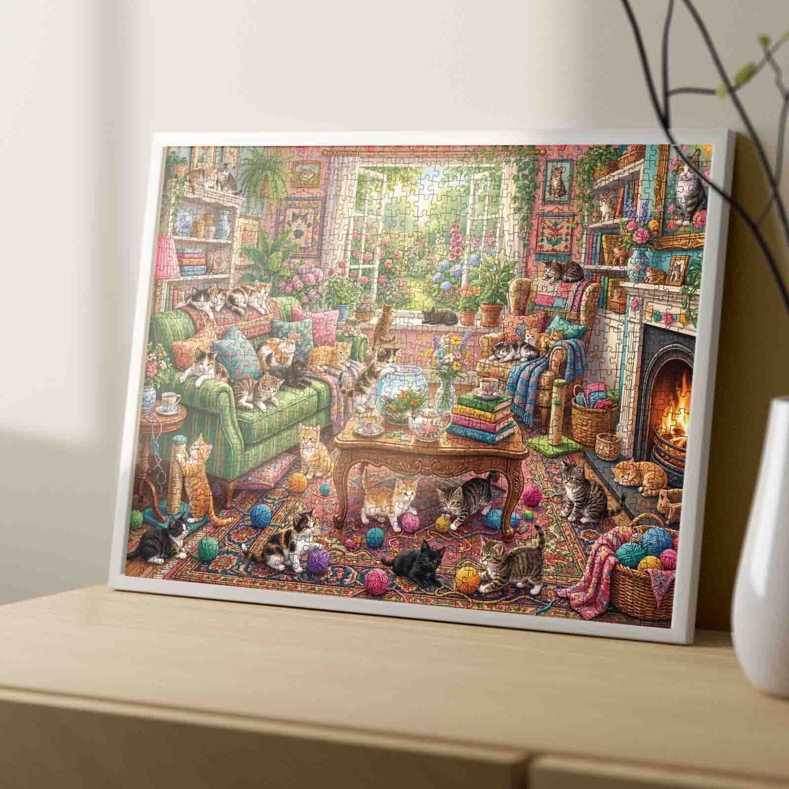 tucocoo-cozy-cat-living-room-puzzle-1000-teile-katzen image 4