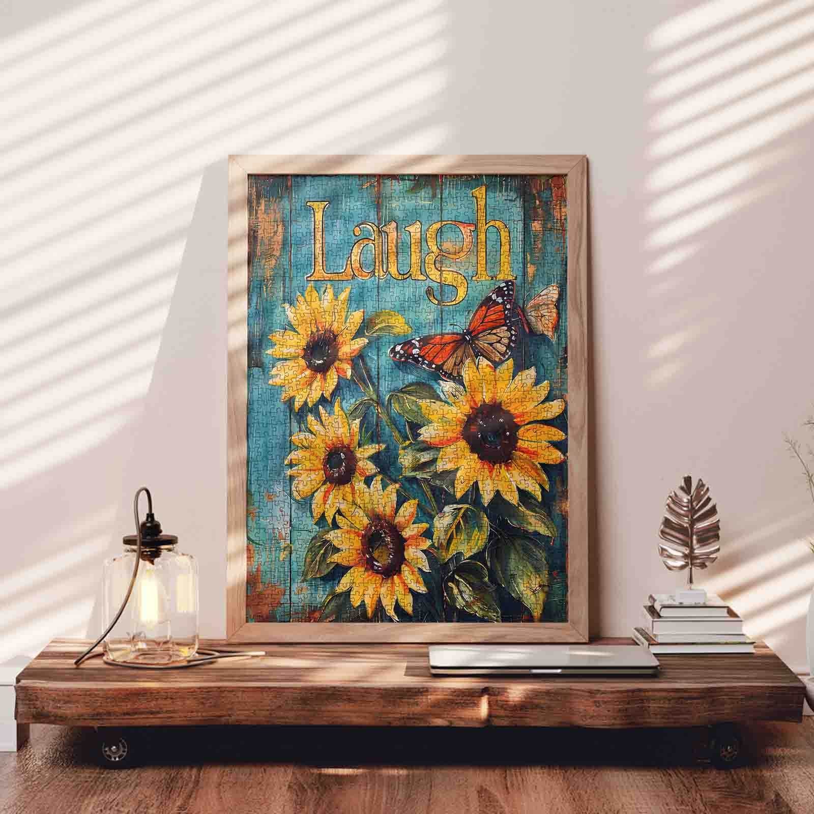 tucocoo-sunflowers-and-monarch-butterfly-puzzle-1000-teile image 3