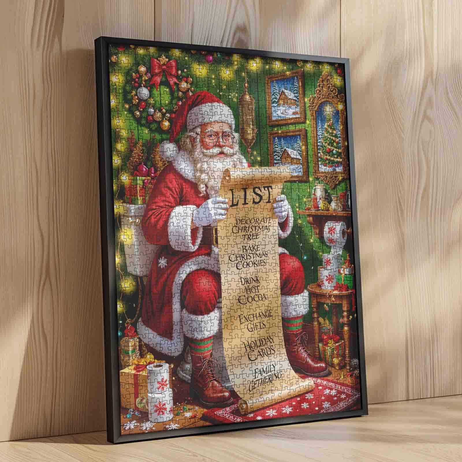 tucocoo-jigsaw-puzzles-santa-s-christmas-checklist-puzzle-1000t image 4