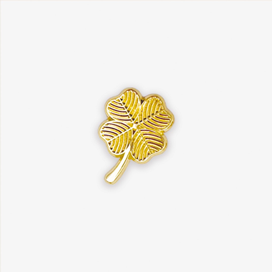 all-the-ways-to-say-lucky-clover-pin-anstecker-emaille-gold image 2