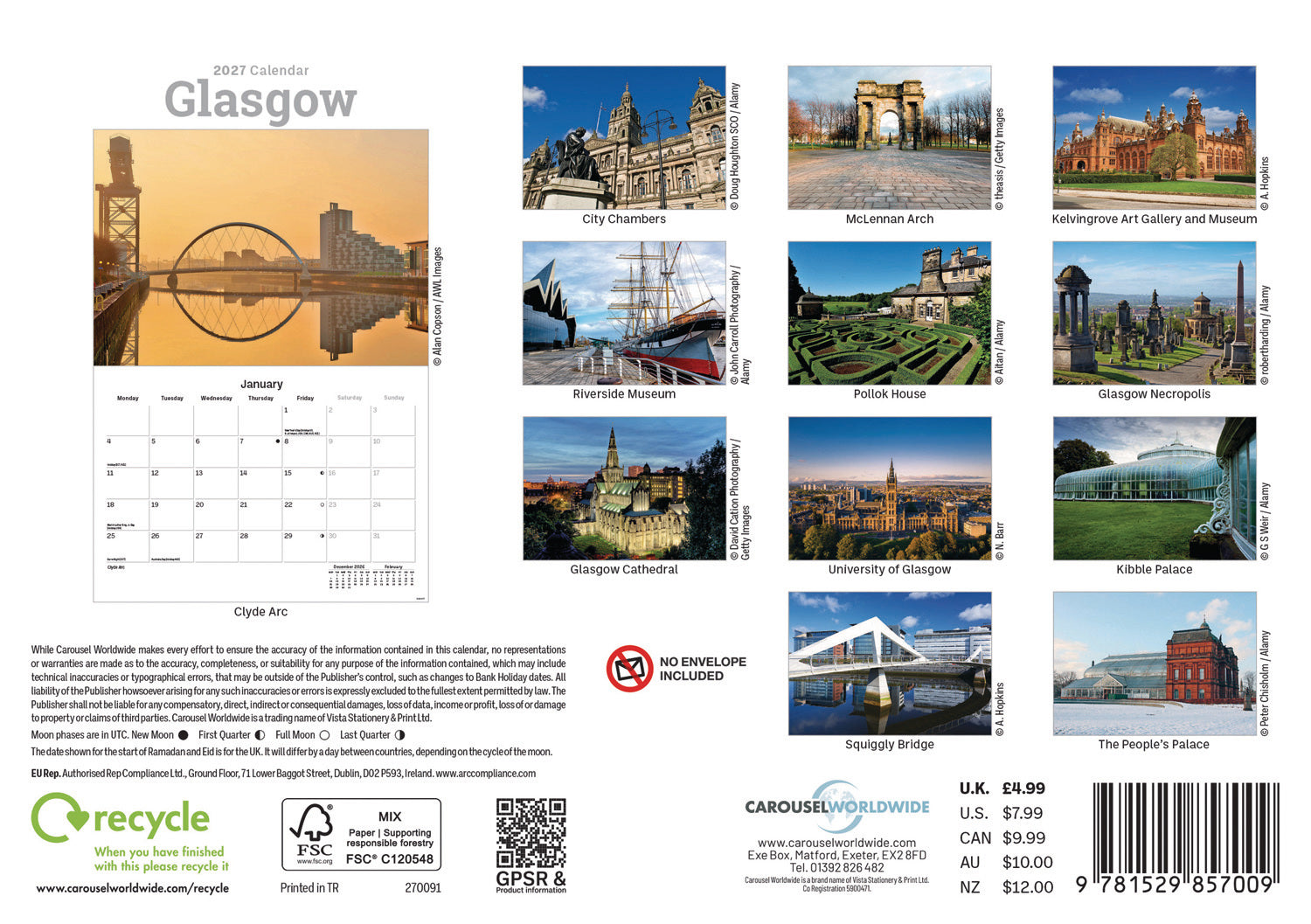 otter-house-glasgow-a5-wandkalender-2027-stadt image 2