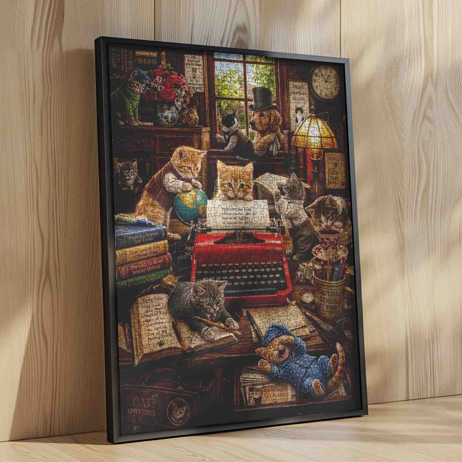 tucocoo-cats-literary-society-writing-club-puzzle-1000-teile image 4