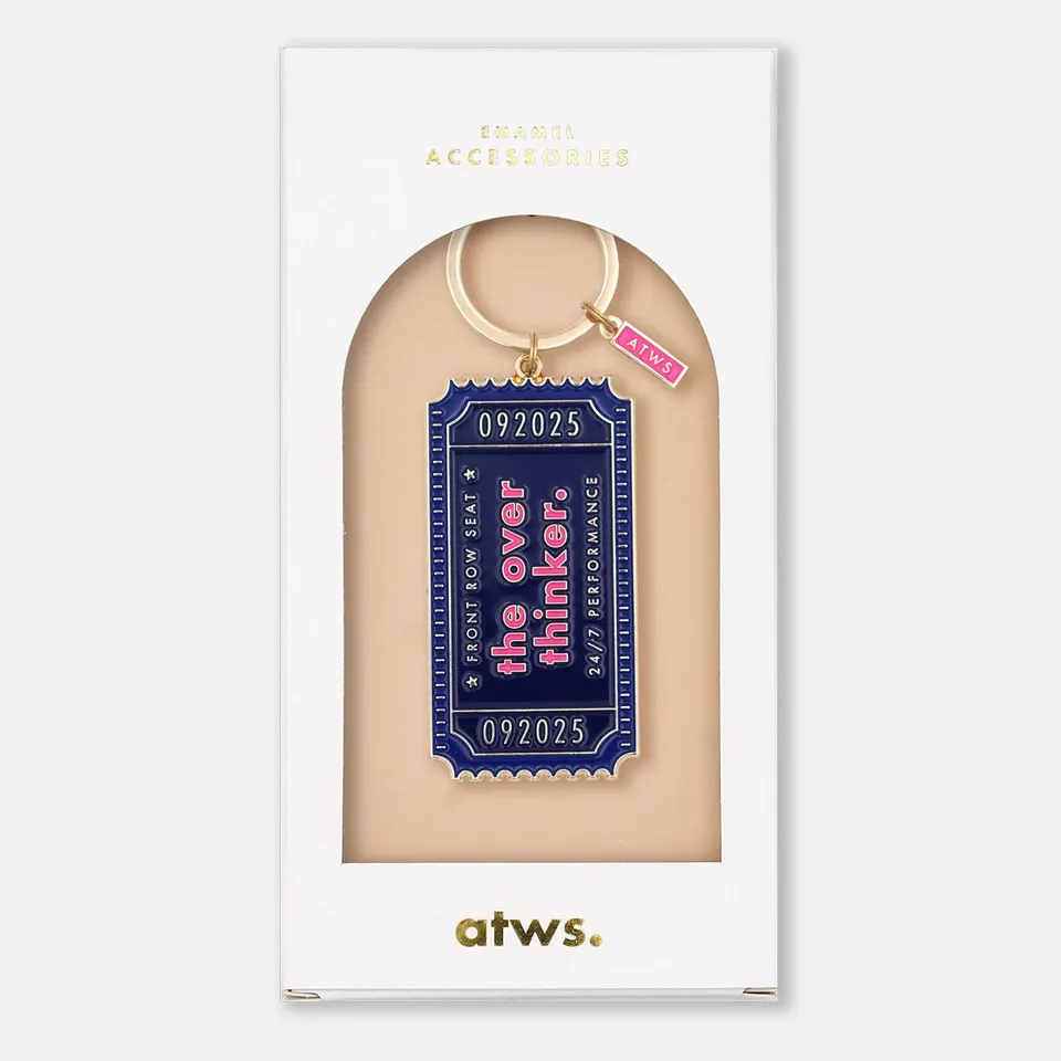 all-the-ways-to-say-keychains-overthinker-ticket-schl-sselanh-nger image 1
