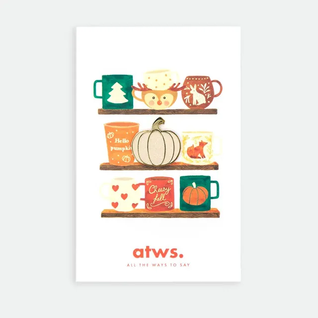 all-the-ways-to-say-pumpkin-pin-emaille-gold-herbst image 1