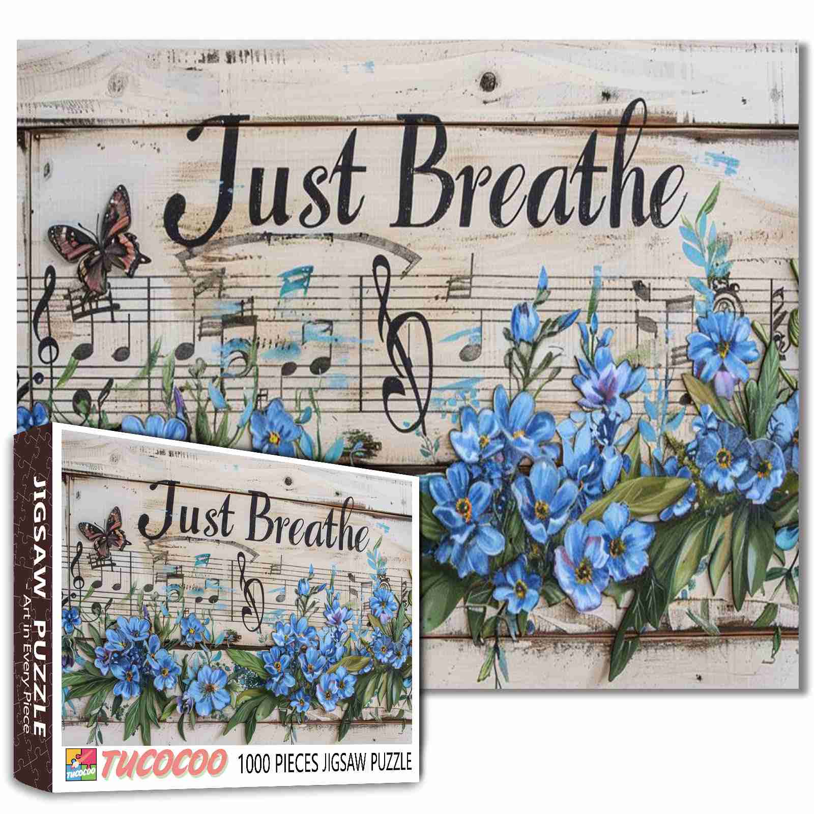 tucocoo-just-breathe-floral-puzzle-1000-teile-blumen image 1