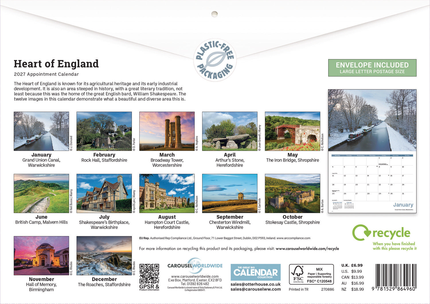 otter-house-heart-of-england-a4-kalender-2027-landschaft image 2