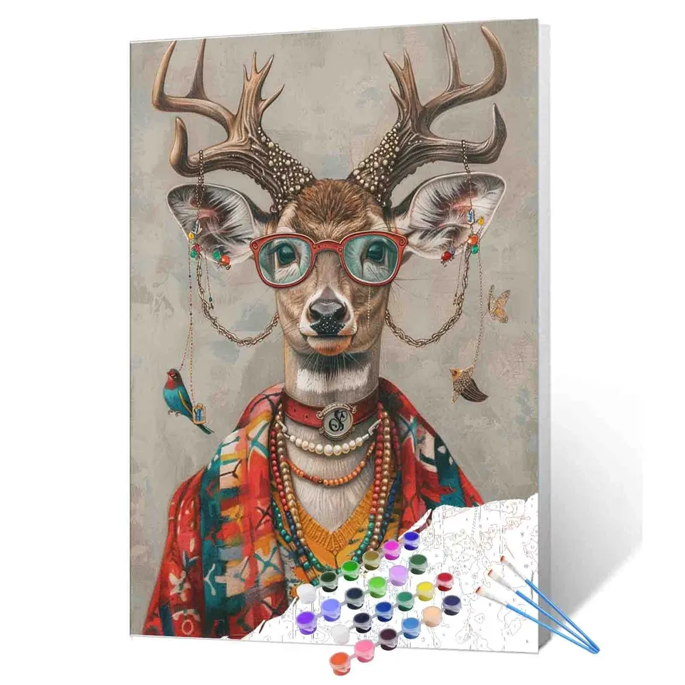 tucocoo-paint-by-numbers-bohemian-deer-portrait-malset-40x50-hirsch image 1