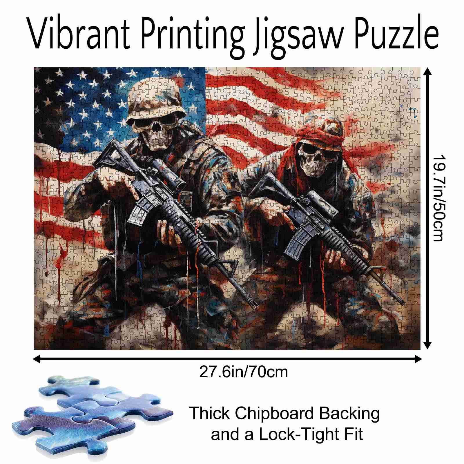 tucocoo-patriotic-skull-warriors-puzzle-1000-teile-totenkopf image 5