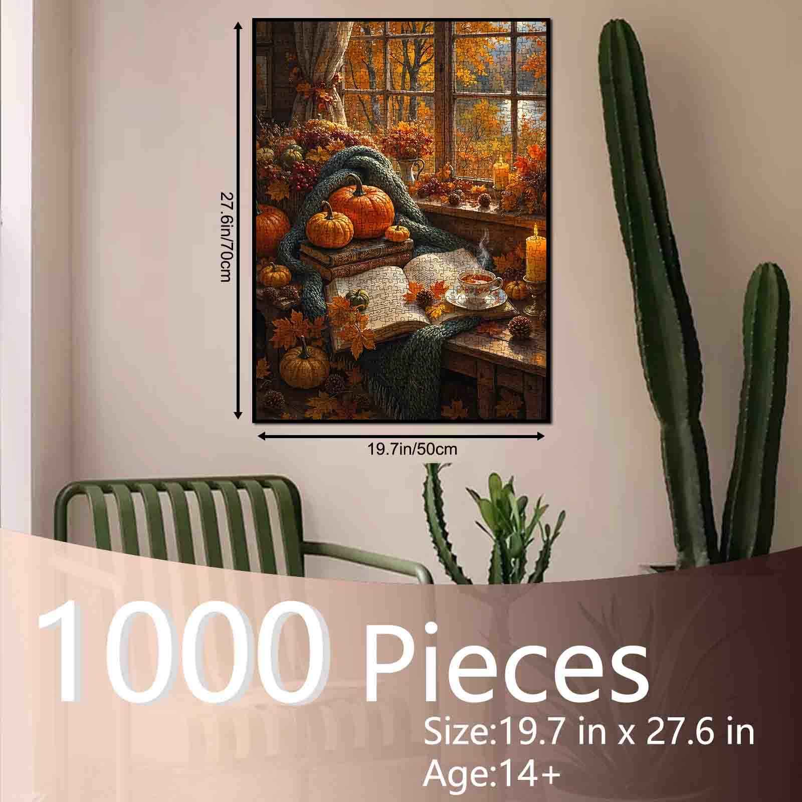 tucocoo-cozy-autumn-reading-nook-puzzle-1000-teile-herbst image 5