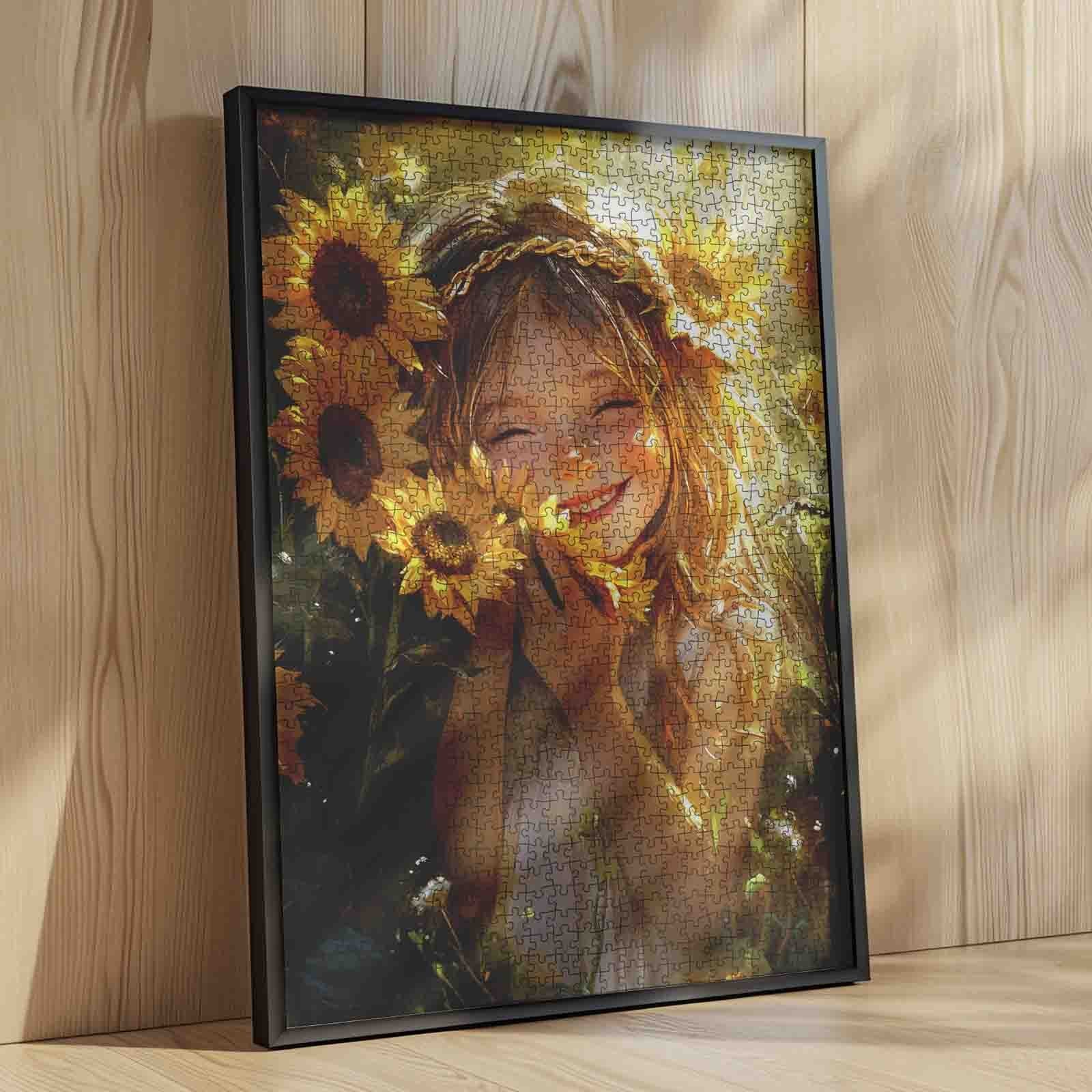tucocoo-sunflower-girl-puzzle-1000-teile-m-dchen image 4