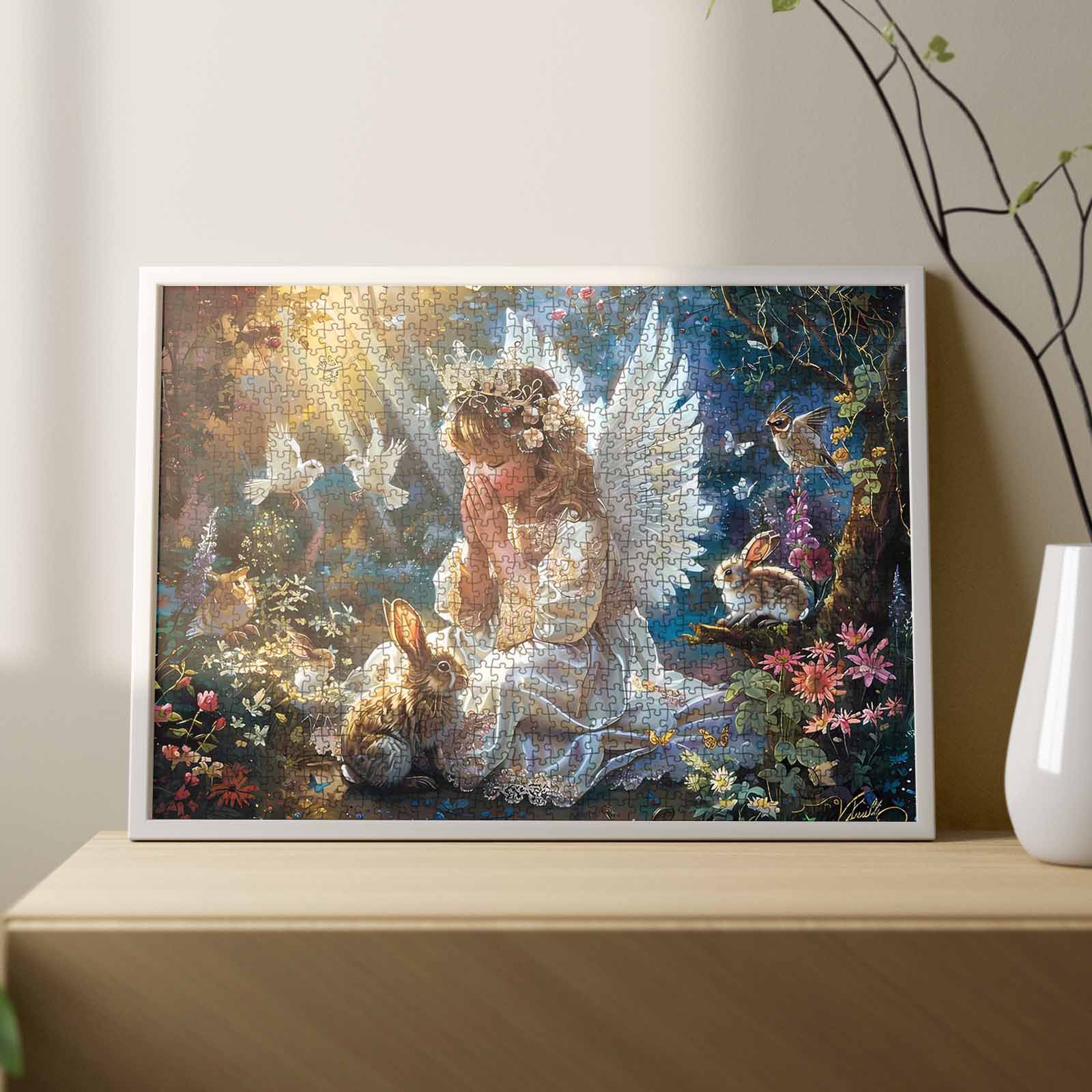 tucocoo-forest-prayer-angel-puzzle-1000-teile-engel image 3