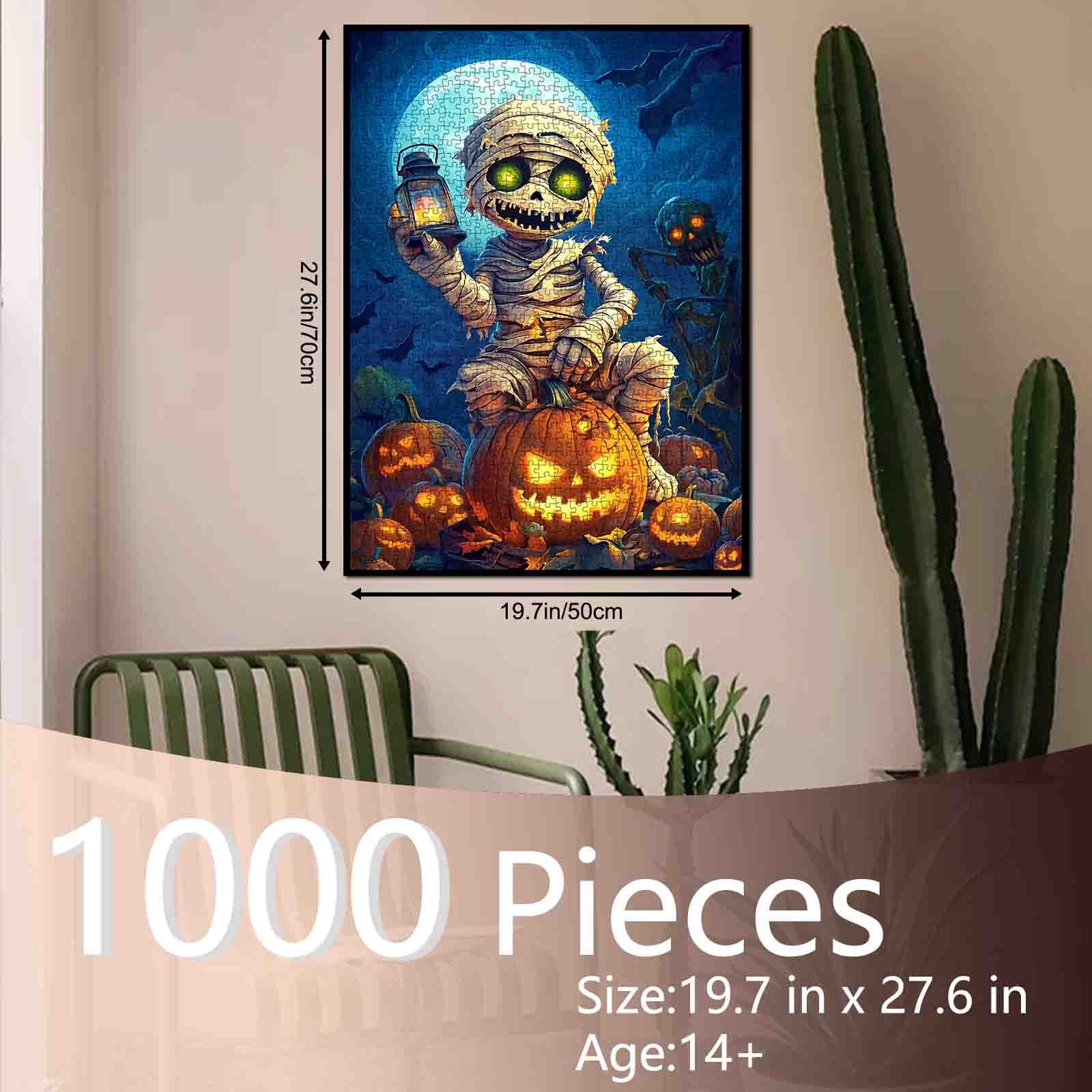 tucocoo-jigsaw-puzzles-halloween-mummy-lantern-puzzle-1000-teile image 5