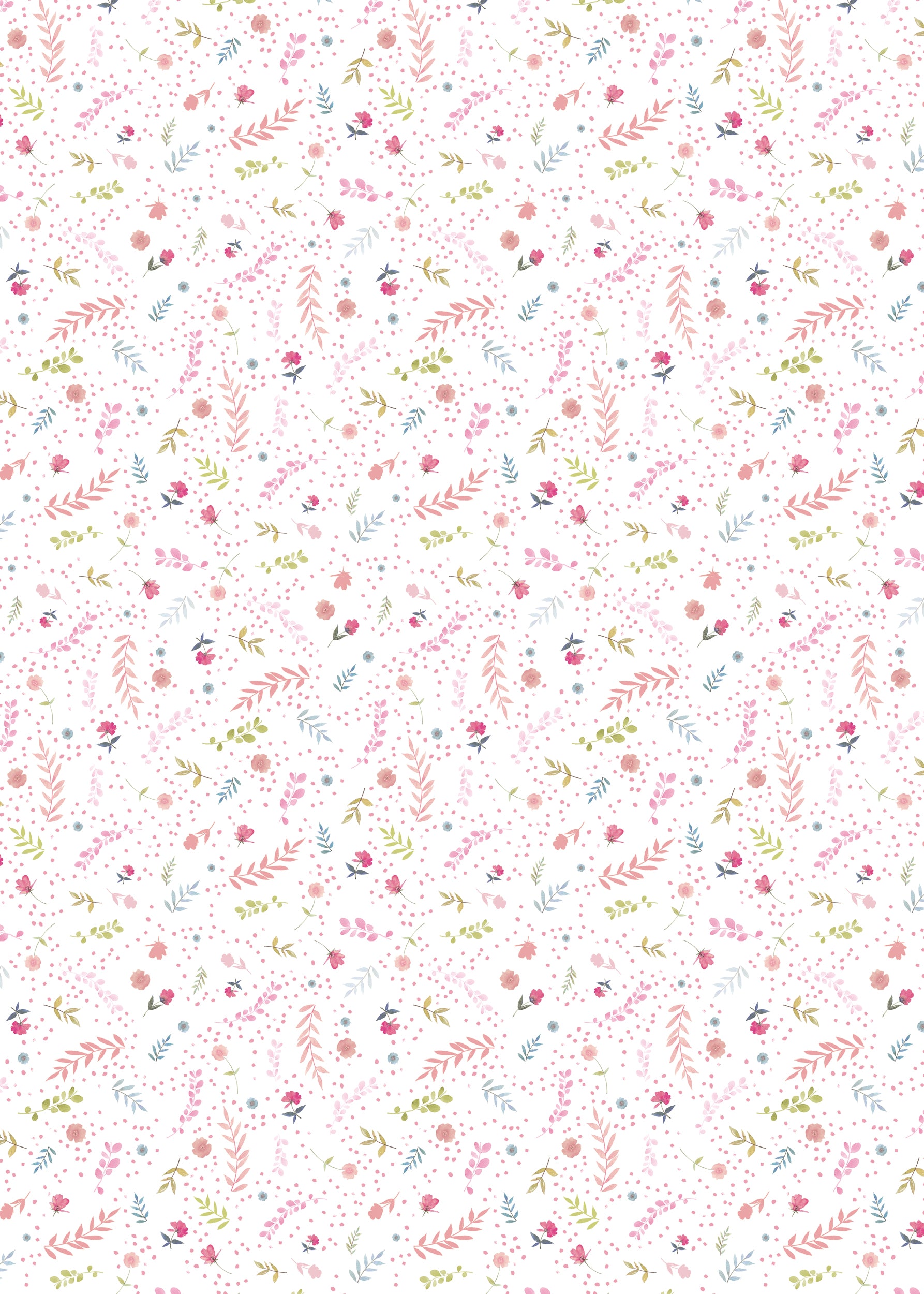 otter-house-pastel-floral-seidenpapier-3-blatt-geschenk image 1