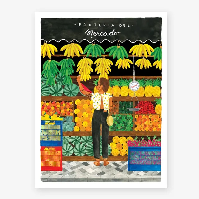 all-the-ways-to-say-fruteria-poster-fr-chte-aquarell-50x70 image 1