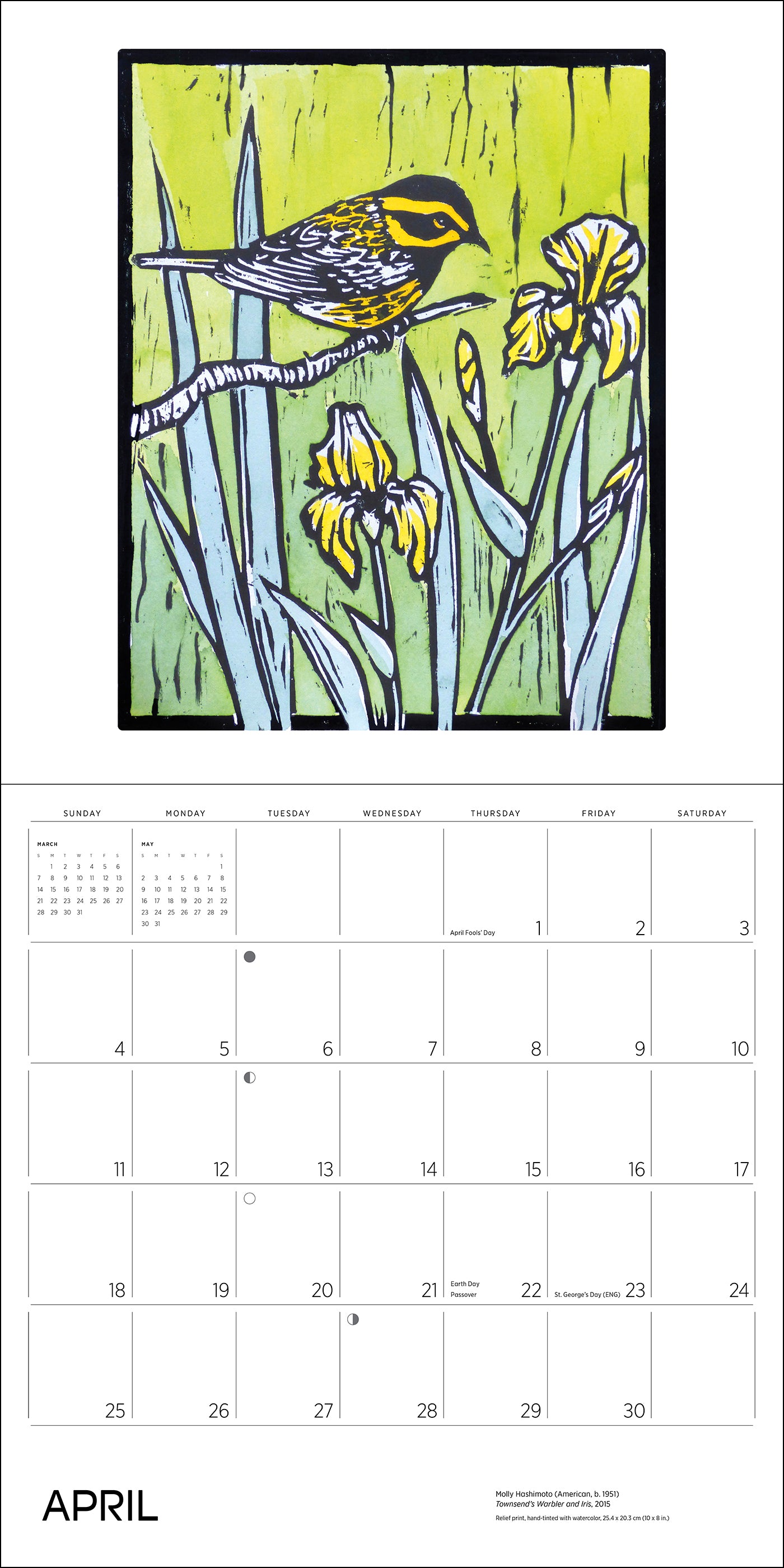 pomegranate-molly-hashimoto-birds-wandkalender-2027 image 6