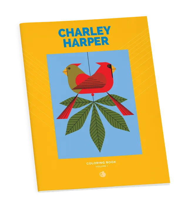 pomegranate-charley-harper-volume-1-malbuch-tiere-v-gel image 1