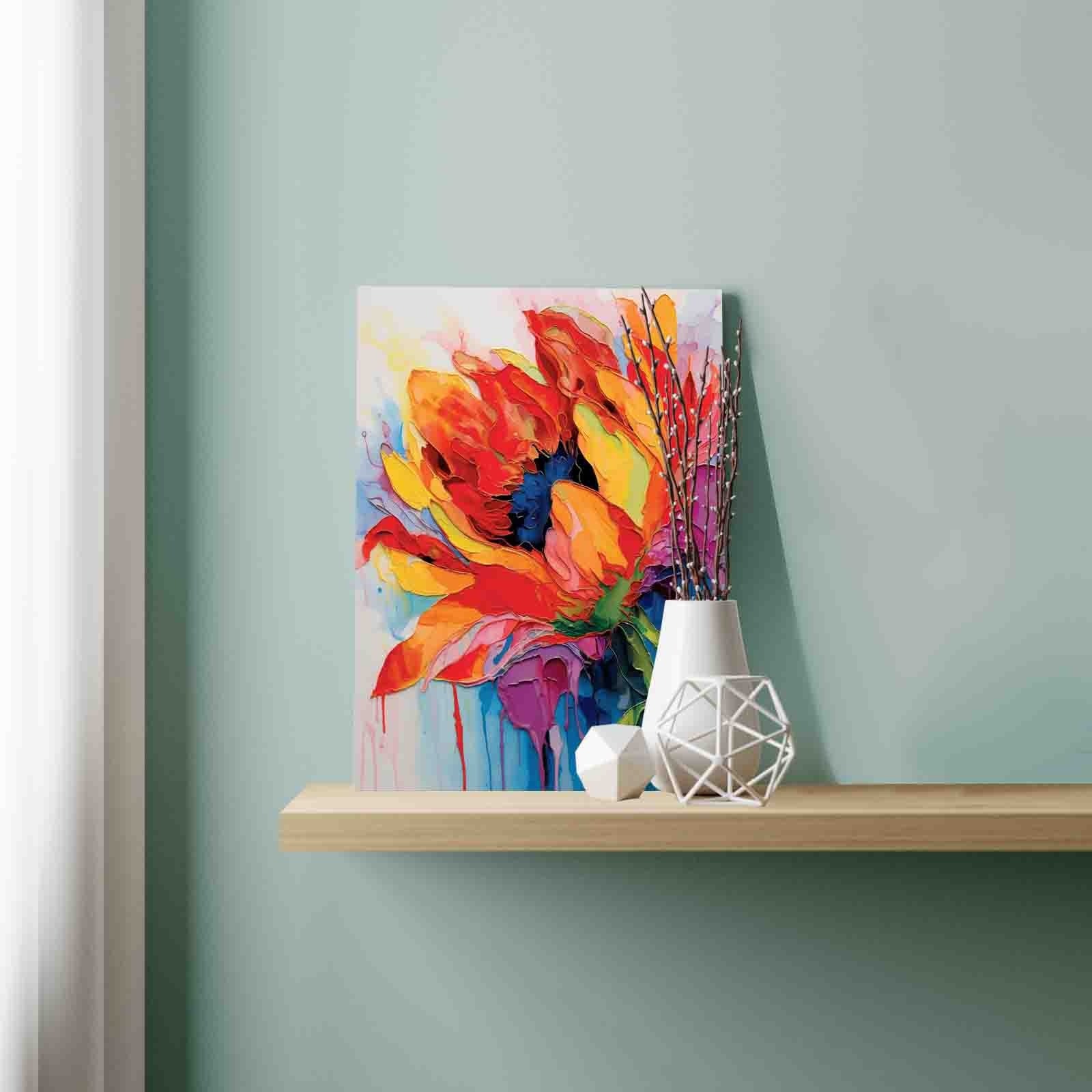 tucocoo-paint-by-numbers-fiery-sunflower-burst-malen-nach-zahlen-40x50-blume image 3