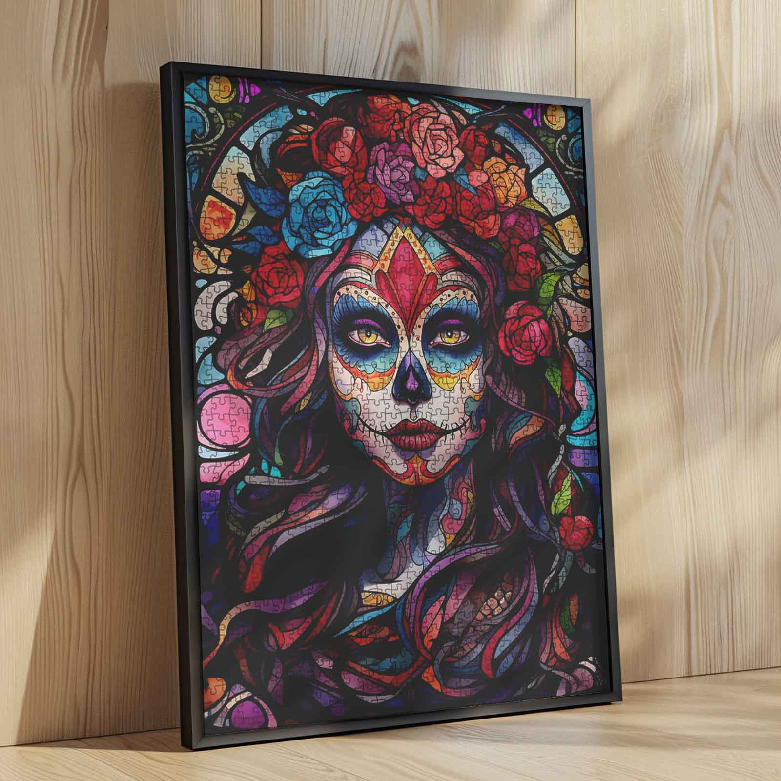 tucocoo-sugar-skull-muse-puzzle-1000-teile-totenkopf image 4