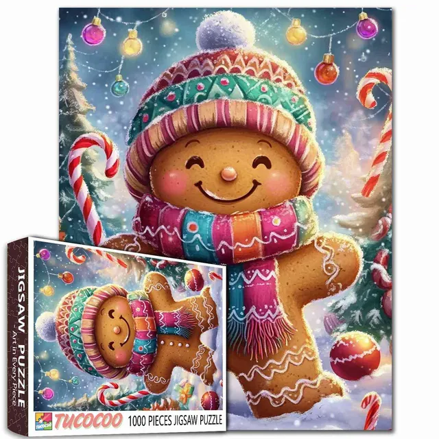 tucocoo-gingerbread-joy-puzzle-1000-teile-weihnachten image 1