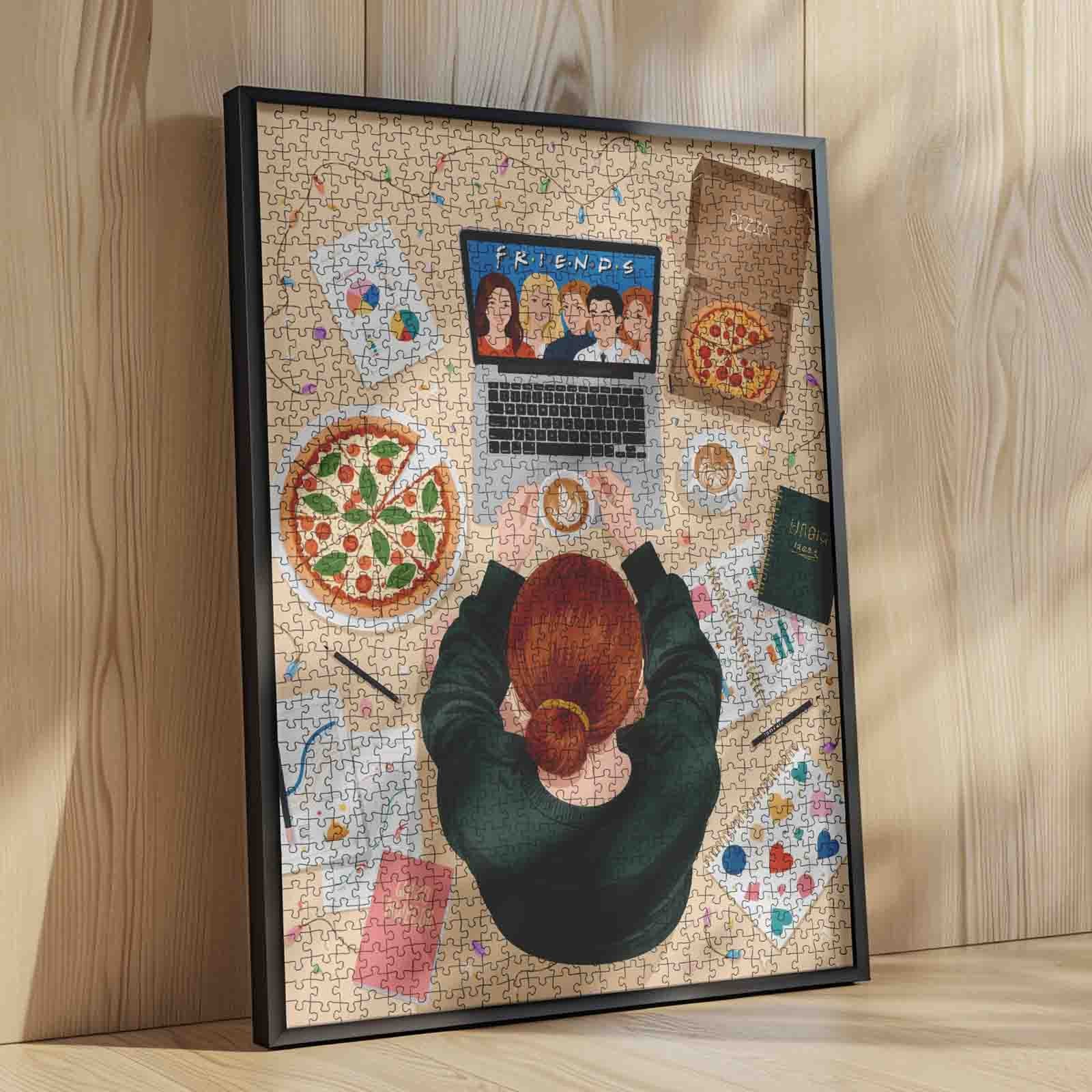 tucocoo-pizza-and-friends-night-puzzle-1000-teile-pizza image 4
